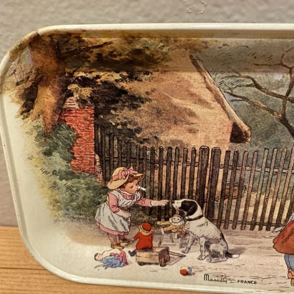 Vintage Massilly France Children's Tray‎